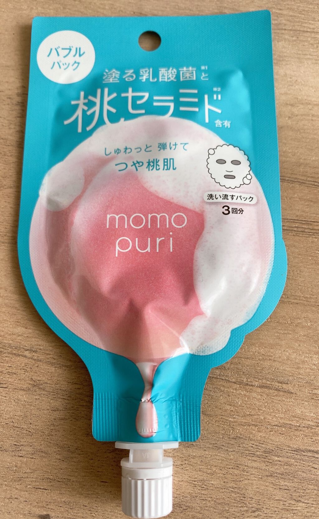 ももぷり フレッシュバブルパック/ももぷり/洗い流すパック・マスクを使ったクチコミ（1枚目）
