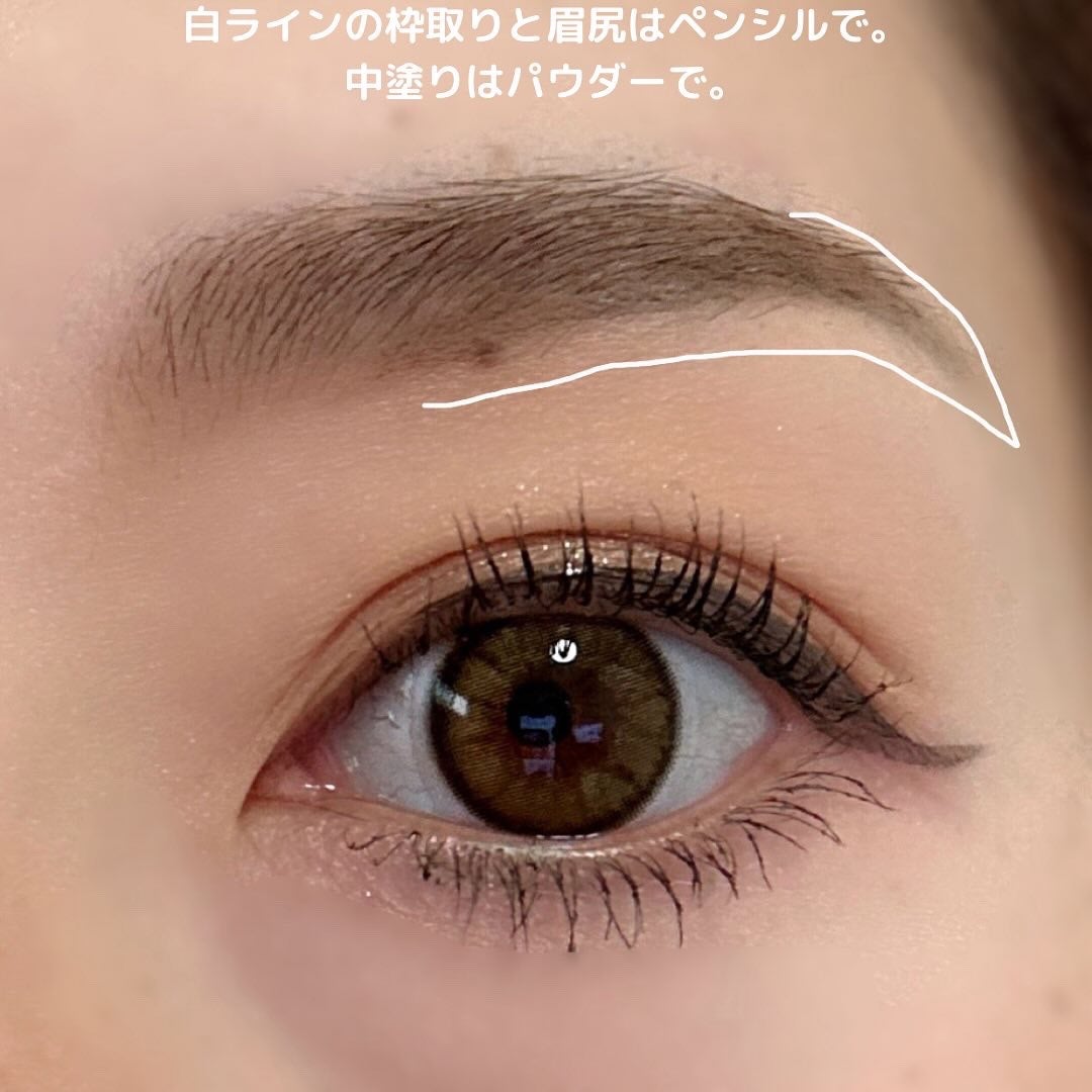 カラーエディットパウダーブロウ/excel/パウダーアイブロウを使ったクチコミ(8枚目)