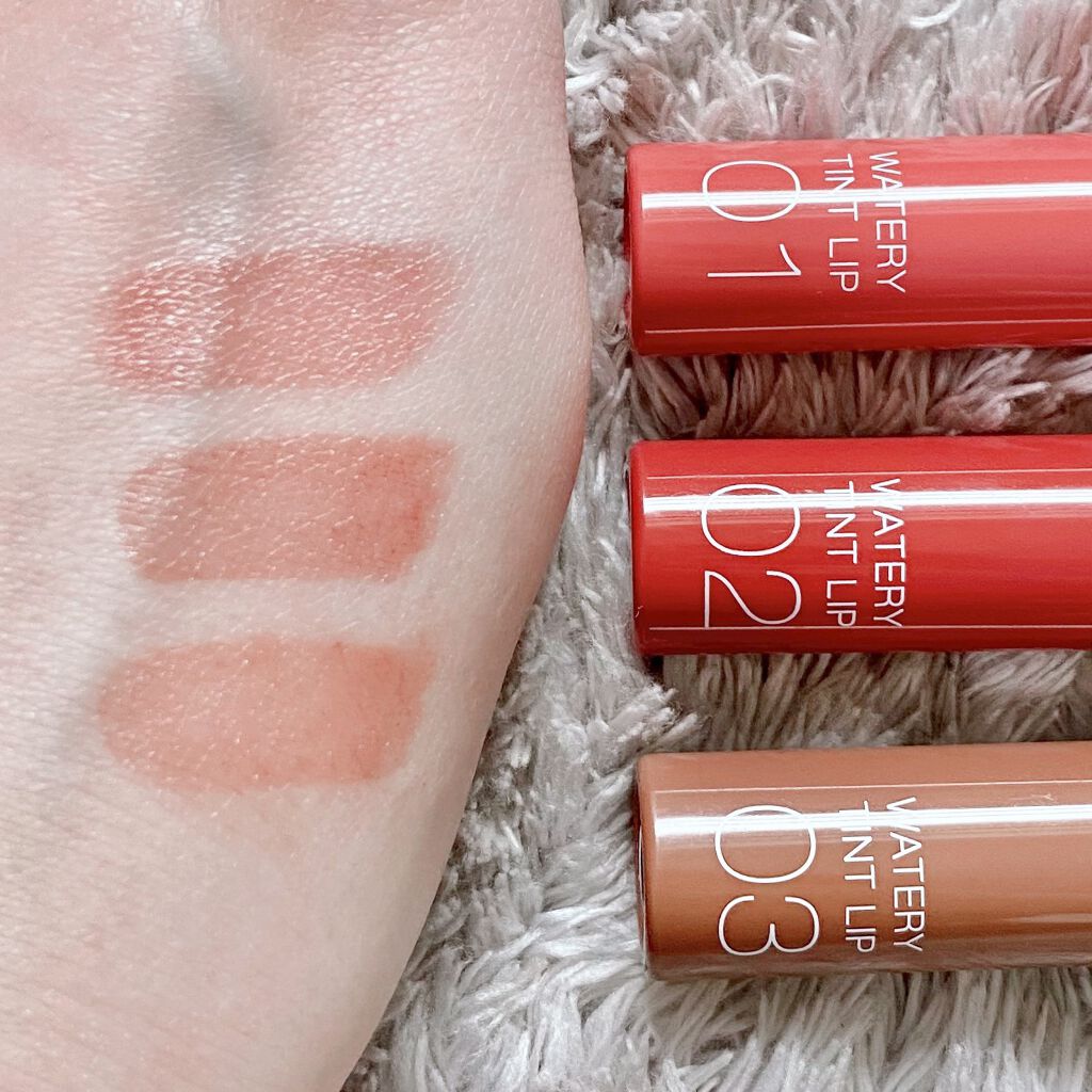 ウォータリーティントリップ/CEZANNE/リップティントを使ったクチコミ（2枚目）