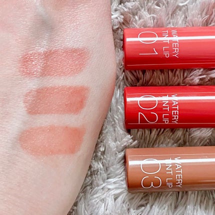 ウォータリーティントリップ/CEZANNE/リップティントを使ったクチコミ(2枚目)