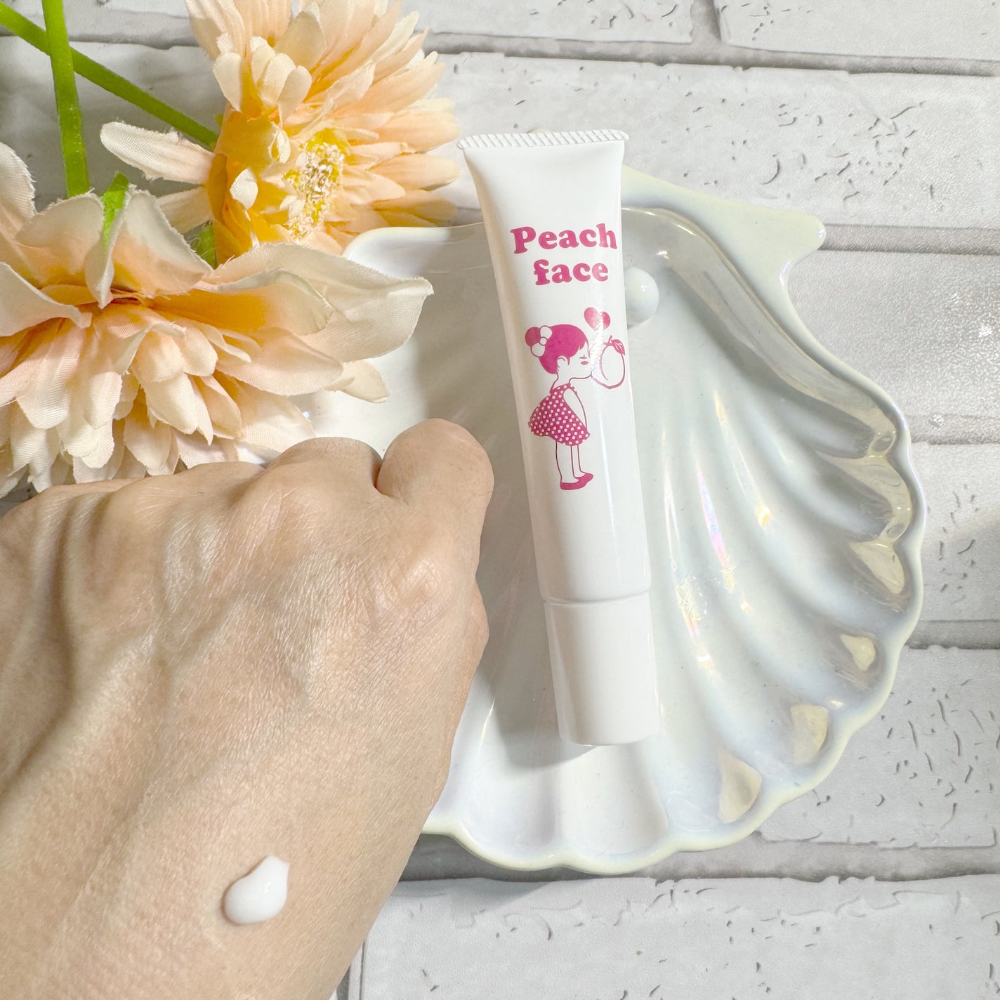 Peach face/キレイShop/フェイスクリームを使ったクチコミ(2枚目)
