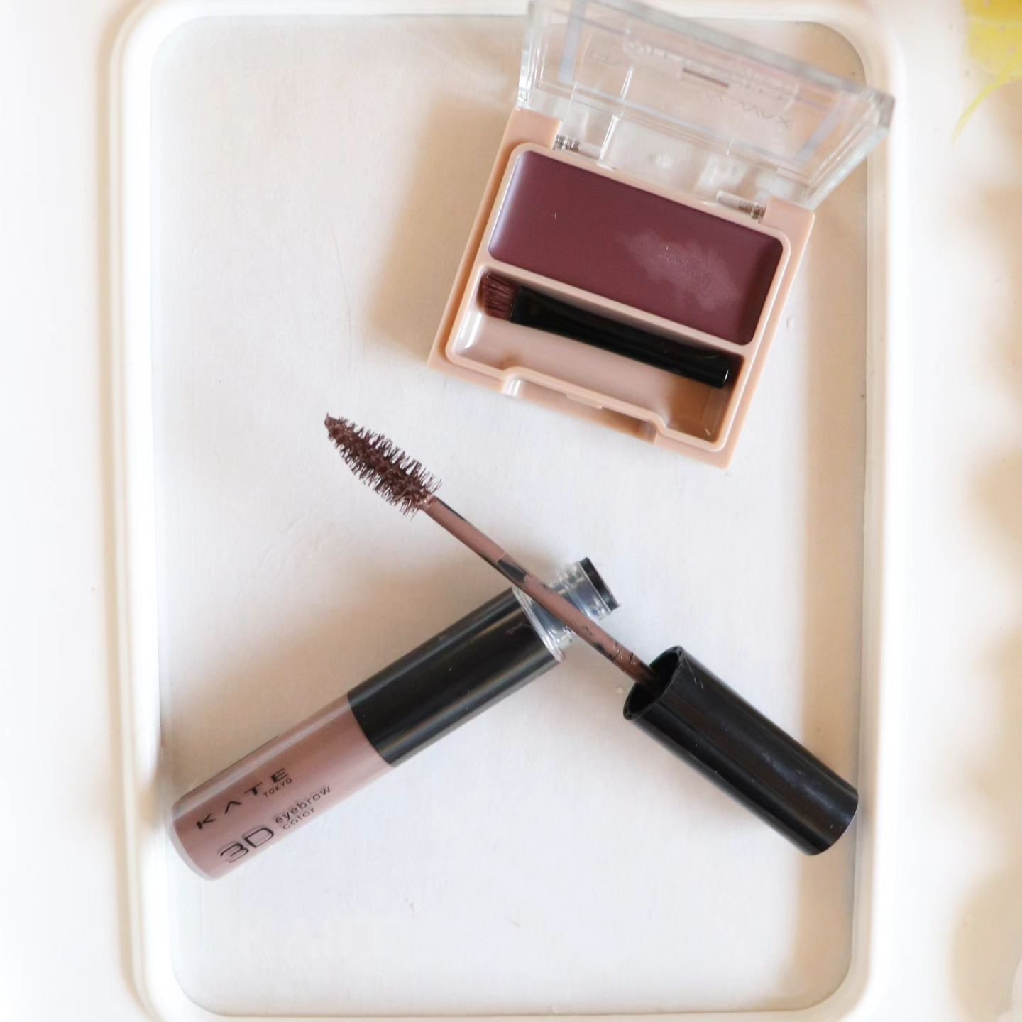 3DアイブロウカラーN/KATE/眉マスカラを使ったクチコミ（2枚目）