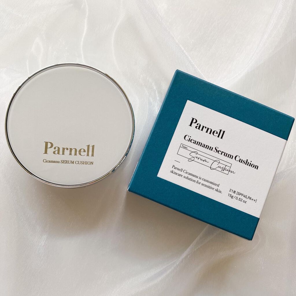 シカマヌ セラム クッションファンデ/parnell/クッションファンデーションを使ったクチコミ(1枚目)