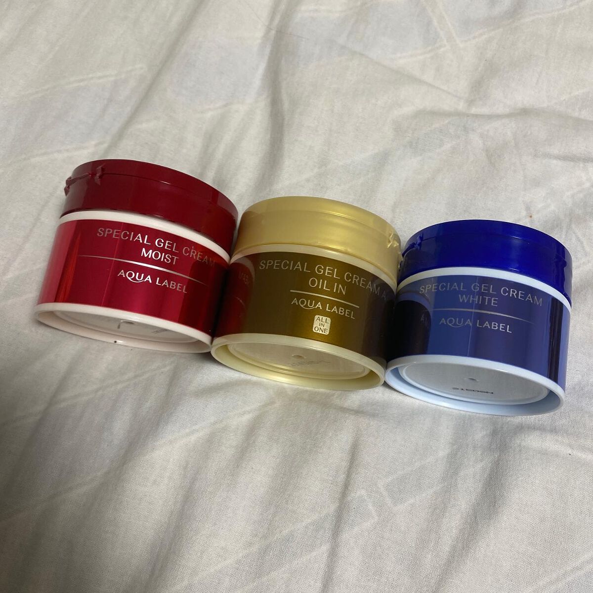 スペシャルジェルクリーム(モイスト)/アクアレーベル/オールインワン化粧品を使ったクチコミ(4枚目)
