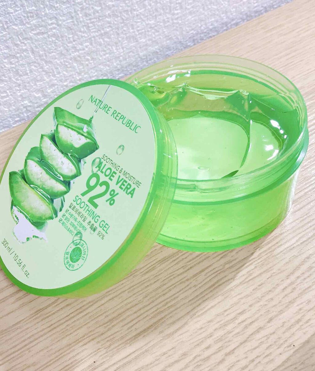 マイルド&モイスチャーアロエジェル/ネイチャーリパブリック/ボディローションを使ったクチコミ(1枚目)