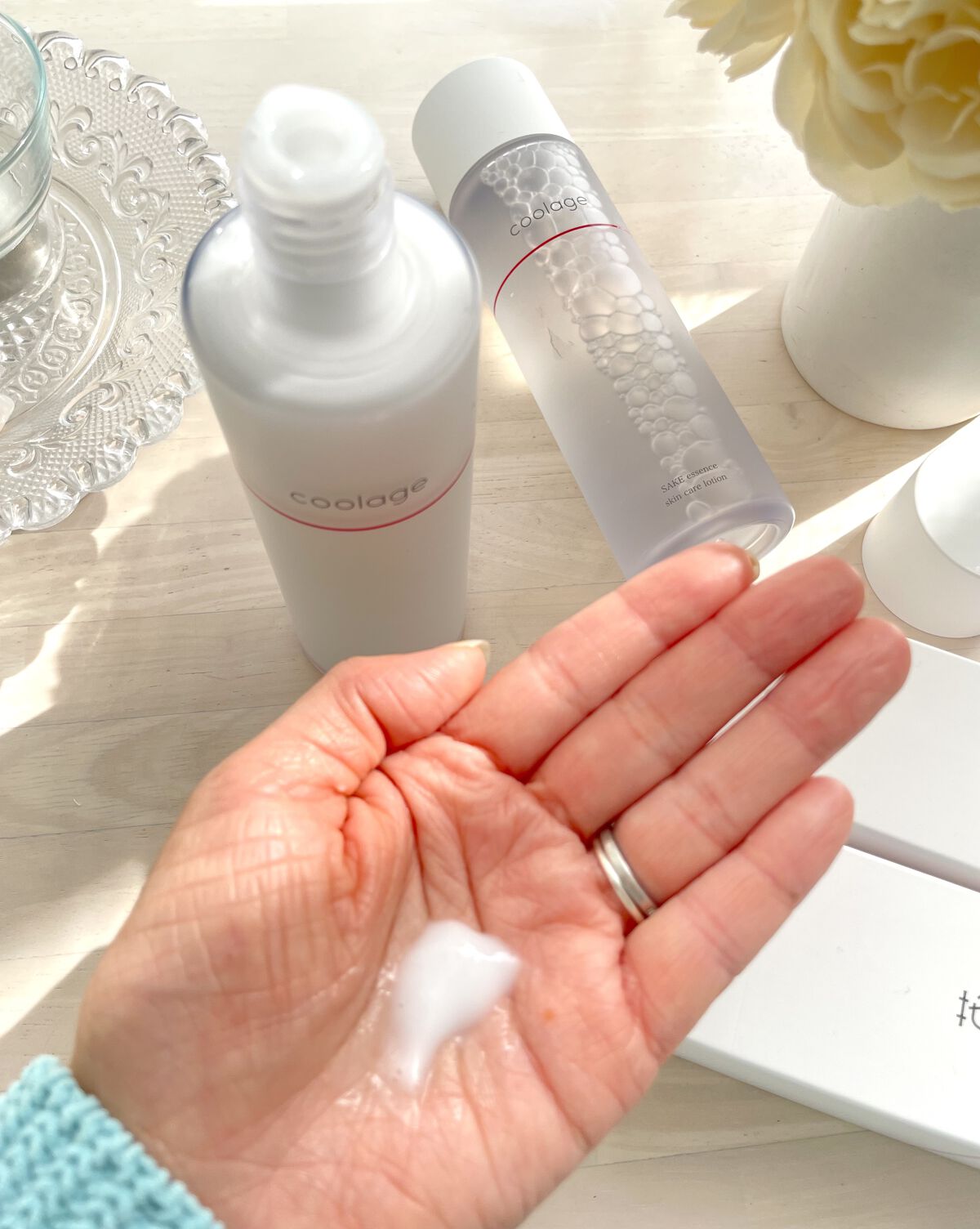 SAKE エッセンス エマルジョン<乳液>/蔵寿-coolage-/乳液を使ったクチコミ（3枚目）