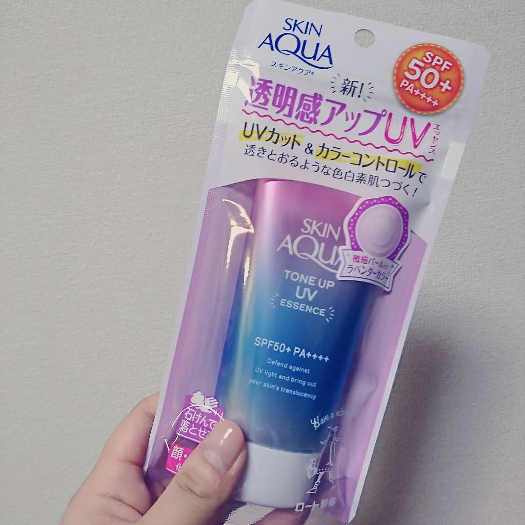 スキンアクア トーンアップUVエッセンス/スキンアクア/日焼け止めクリームを使ったクチコミ（1枚目）