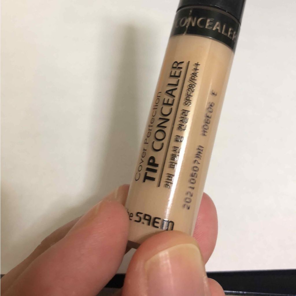 カバーパーフェクション チップコンシーラー/the SAEM/リキッドコンシーラーを使ったクチコミ（1枚目）
