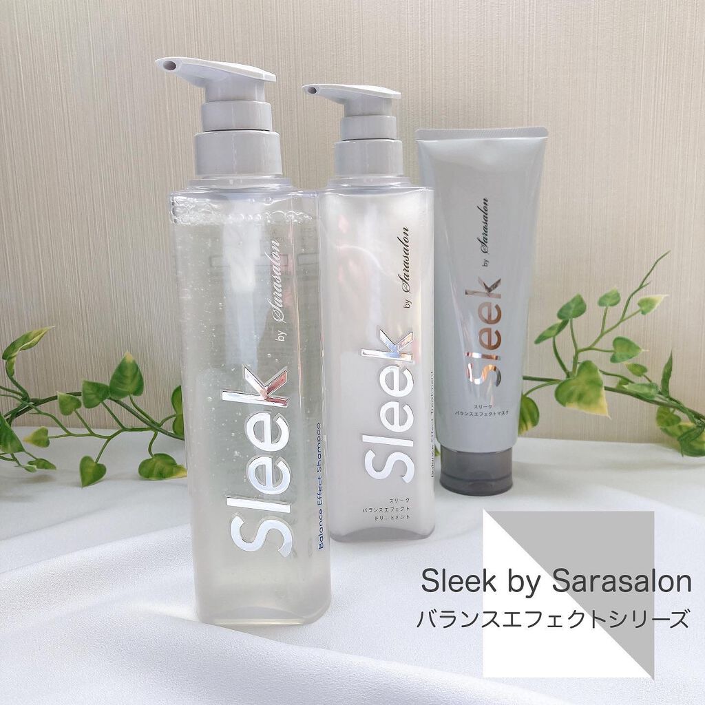 バランスエフェクトシャンプー/トリートメント/スリーク by サラサロン/市販シャンプーを使ったクチコミ(1枚目)