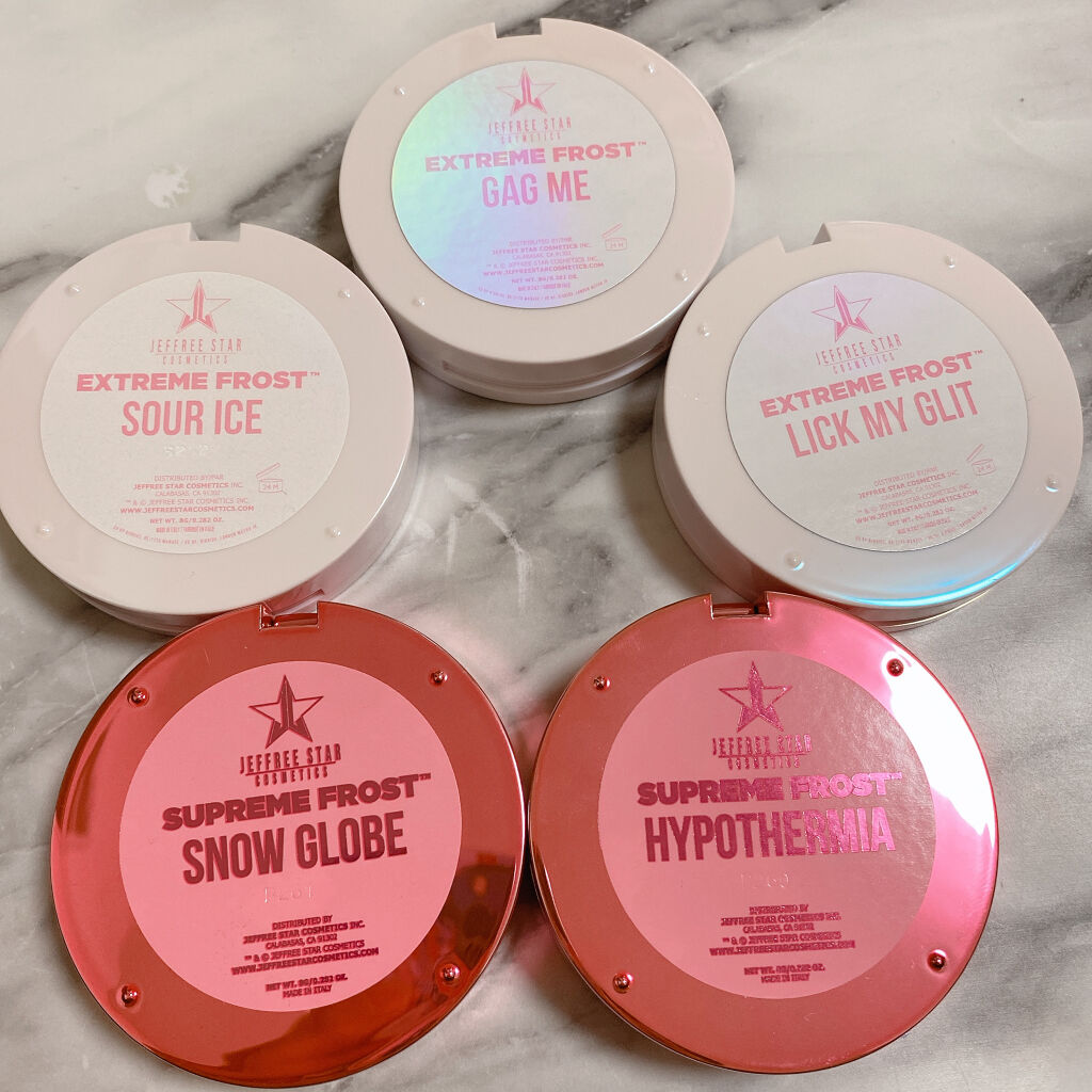Jeffree star supreme frost/Jeffree Star Cosmetics/パウダーハイライトを使ったクチコミ（2枚目）