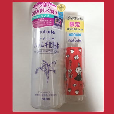 ハトムギ化粧水(ナチュリエ スキンコンディショナー R ) 500ml＋ 限定ムーミンデザインボトル/ナチュリエ/化粧水を使ったクチコミ（1枚目）