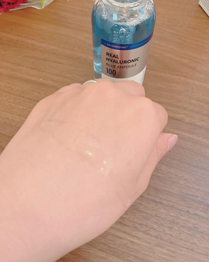 リアルヒアルロニックブルーアンプル 100/Wellage/美容液を使ったクチコミ(4枚目)
