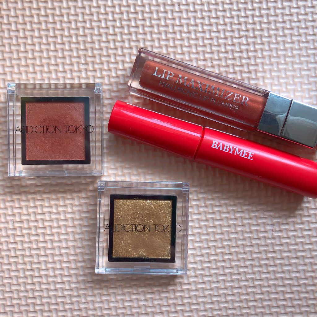 ザ アイシャドウ L 166 Acidic Red/ADDICTION/単色アイシャドウを使ったクチコミ（1枚目）