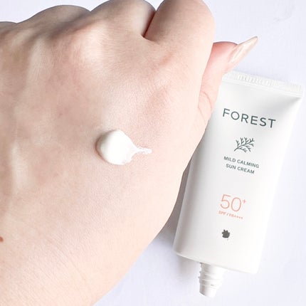 フォレスト マイルドカーミングサンクリーム/FoRest by Greenfinger/日焼け止めクリームを使ったクチコミ(2枚目)