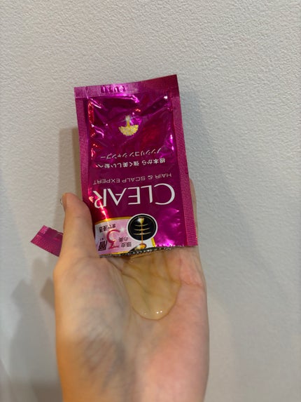 クリア Wヘアシャンプー/ヘアトリートメント/ユニリーバ・ジャパン/市販シャンプーを使ったクチコミ(3枚目)