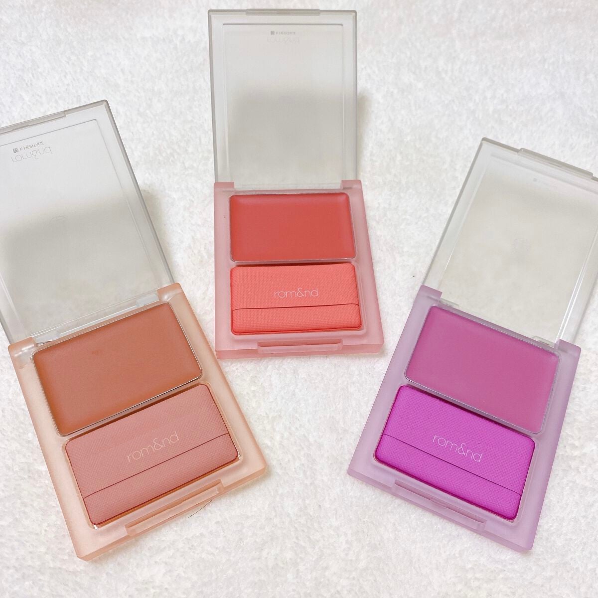 シースルーメルティングチーク/rom&nd/ジェル・クリームチークを使ったクチコミ(2枚目)