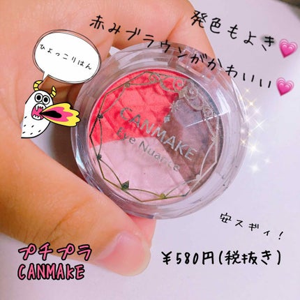 アイニュアンス/キャンメイク/アイシャドウパレットを使ったクチコミ(1枚目)