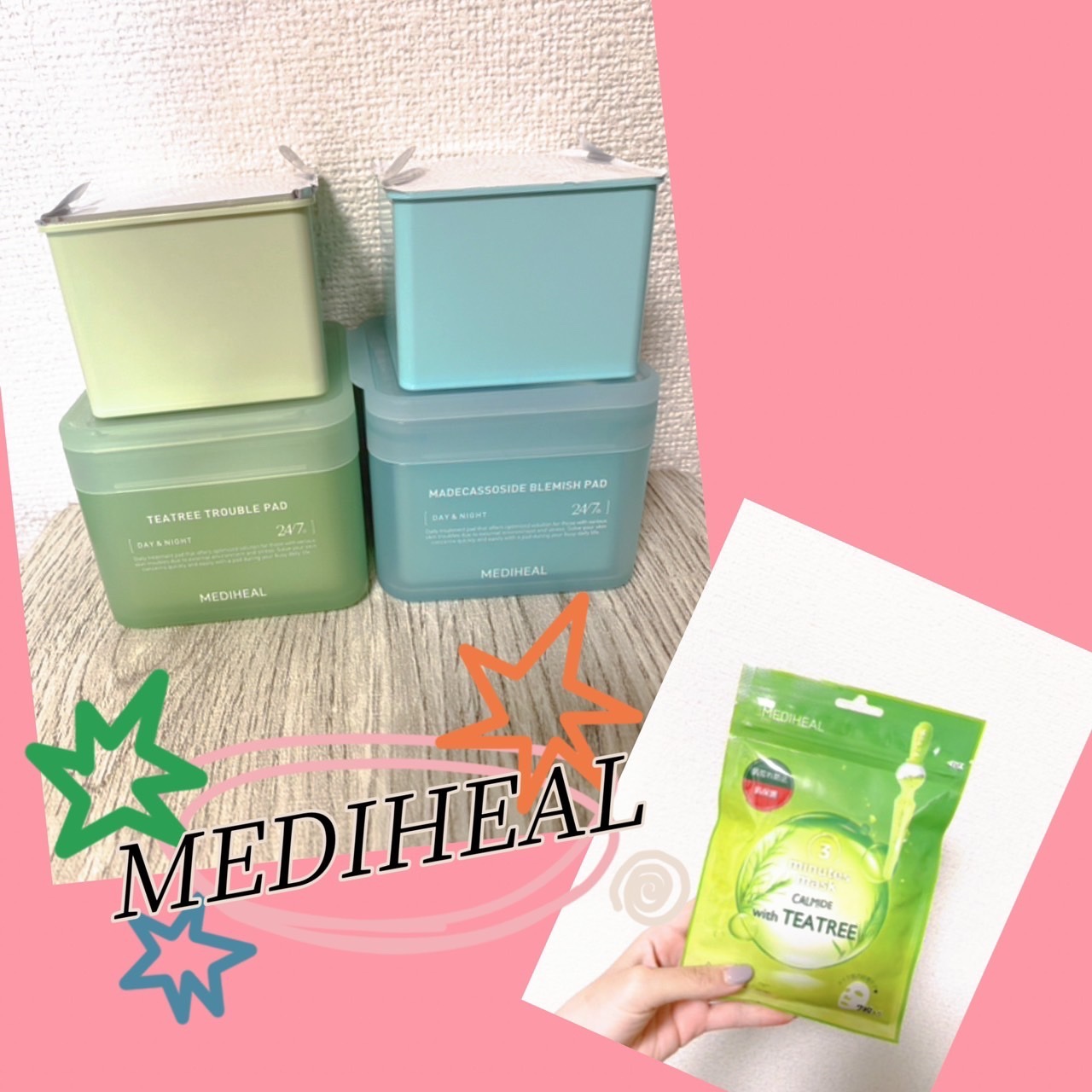 3ミニッツマスク：カーマイド with ティーツリー/MEDIHEAL/シートマスク・パックを使ったクチコミ（1枚目）