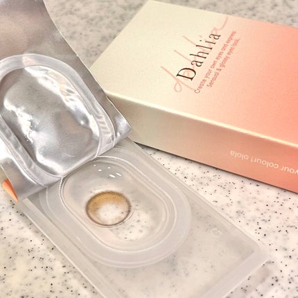 ダリアブラウンマンスリー (DAHLIA BROWN monthly)/OLOLA/1ヶ月(1MONTH)カラコンを使ったクチコミ(4枚目)