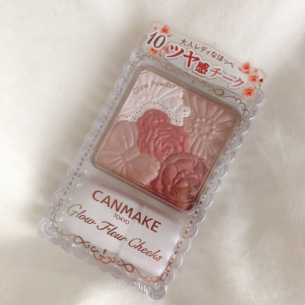 グロウフルールチークス/キャンメイク/パウダーチークを使ったクチコミ（1枚目）