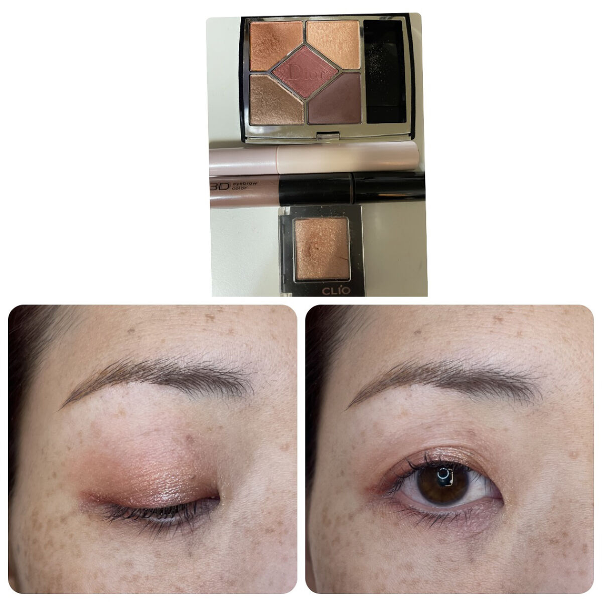 3DアイブロウカラーN/KATE/眉マスカラを使ったクチコミ（1枚目）