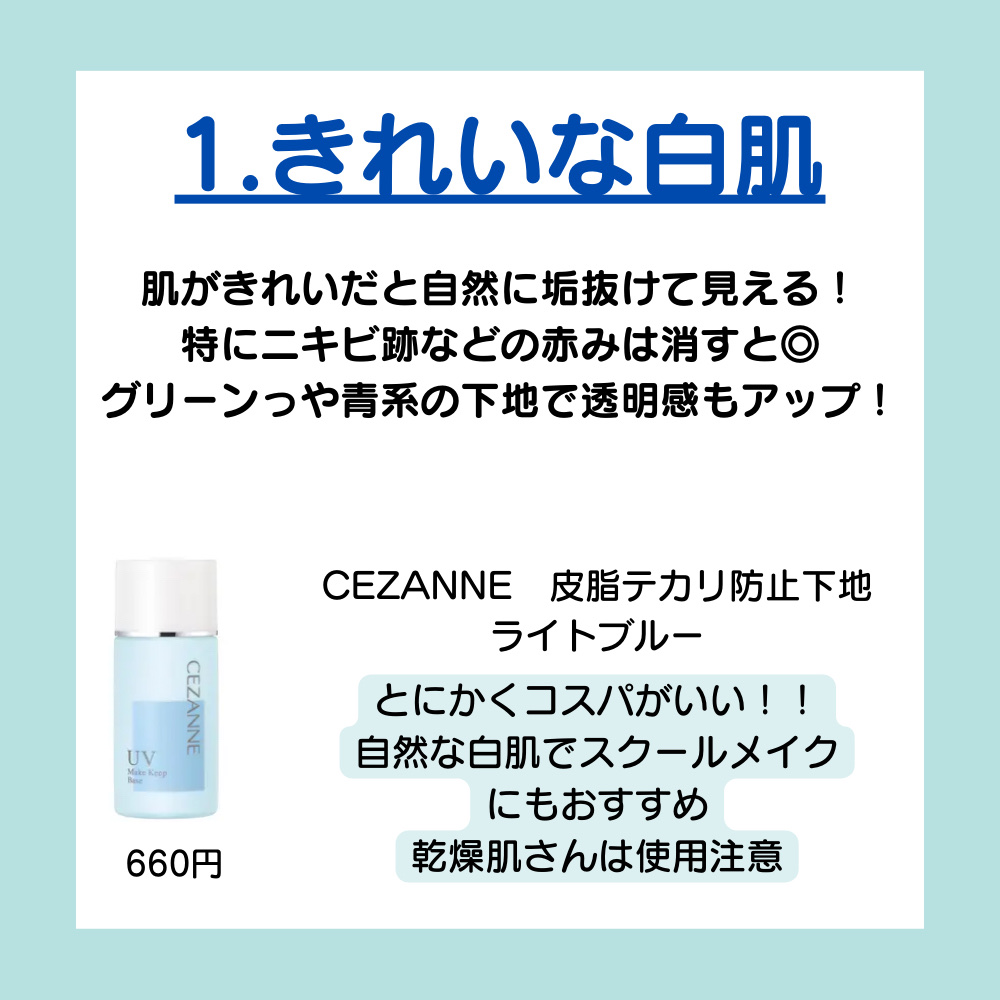 皮脂テカリ防止下地/CEZANNE/化粧下地を使ったクチコミ（2枚目）