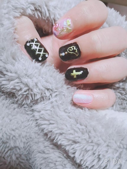 AT濃密グラマラス/セリア/マニキュアを使ったクチコミ(1枚目)