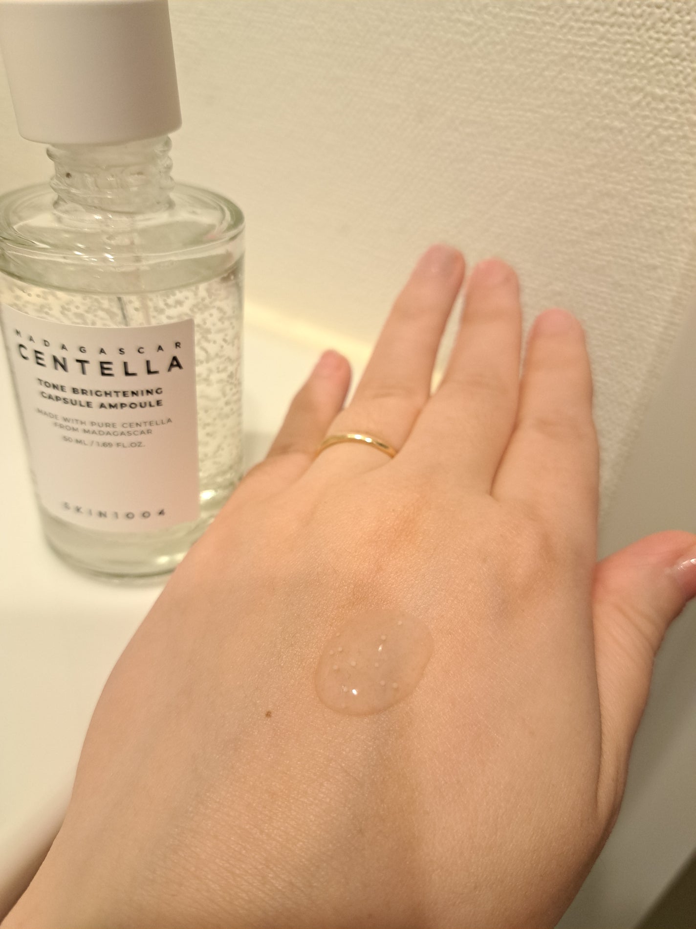 トーンブライトニング カプセルアンプル/SKIN1004/美容液を使ったクチコミ(1枚目)