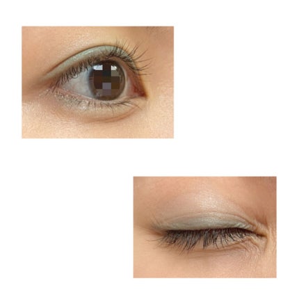 ツイン カラー アイシャドウ 84 グリーン系/ちふれ/アイシャドウパレットを使ったクチコミ(3枚目)