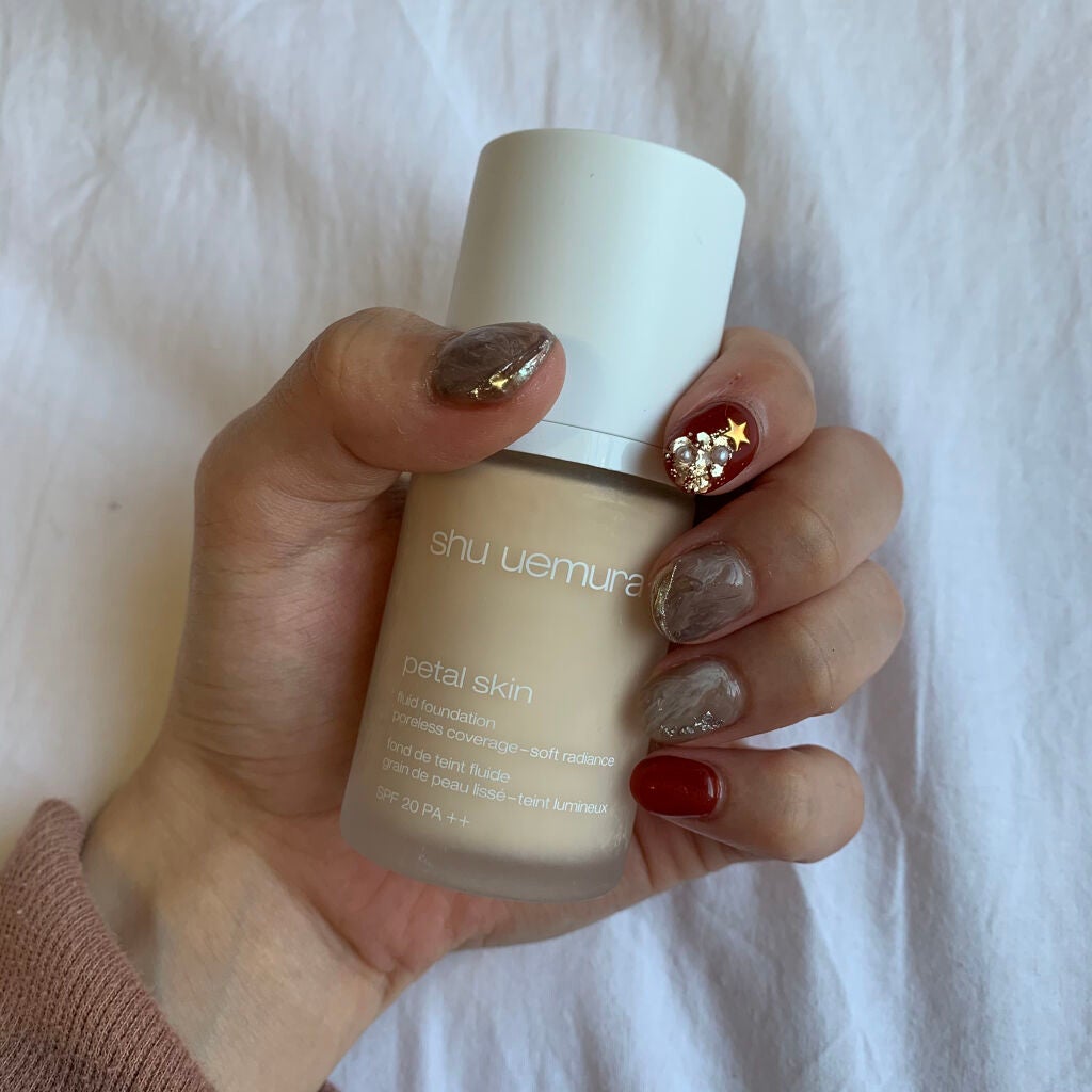 ペタルスキン フルイド ファンデーション/shu uemura/リキッドファンデーションを使ったクチコミ(1枚目)