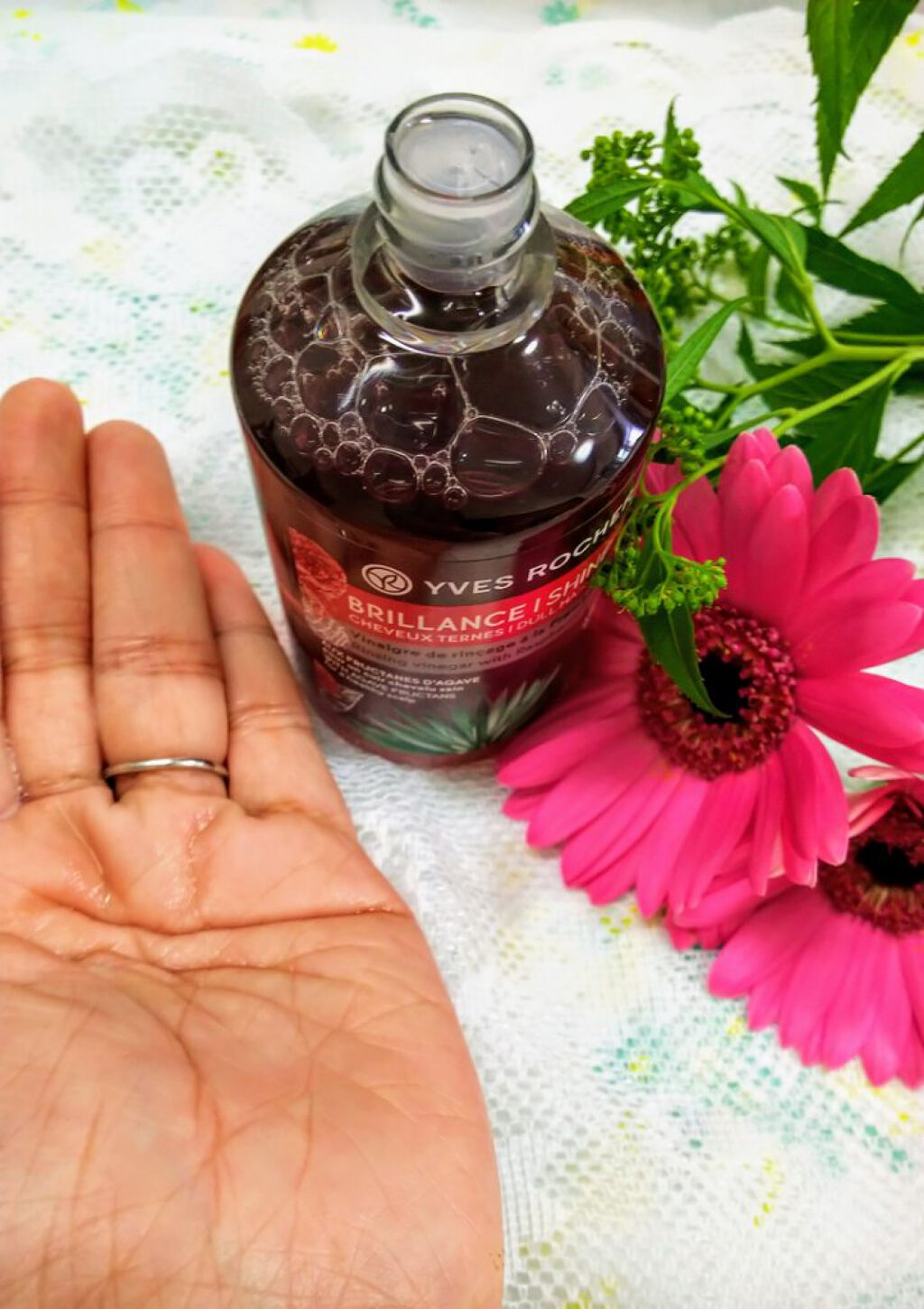 リンシングビネガー シルキーシャイン さらキララズベリー/イヴ・ロシェ/洗い流すヘアトリートメントを使ったクチコミ(3枚目)