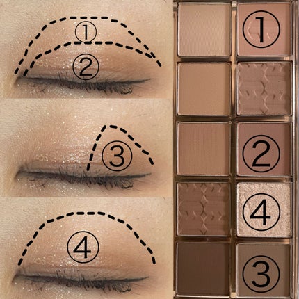 プロ アイ パレット/CLIO/アイシャドウパレットを使ったクチコミ(3枚目)