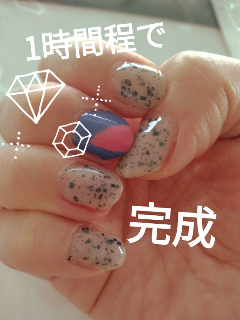 ジェルネイル(ライト対応)/セリア/ジェルネイルを使ったクチコミ(2枚目)