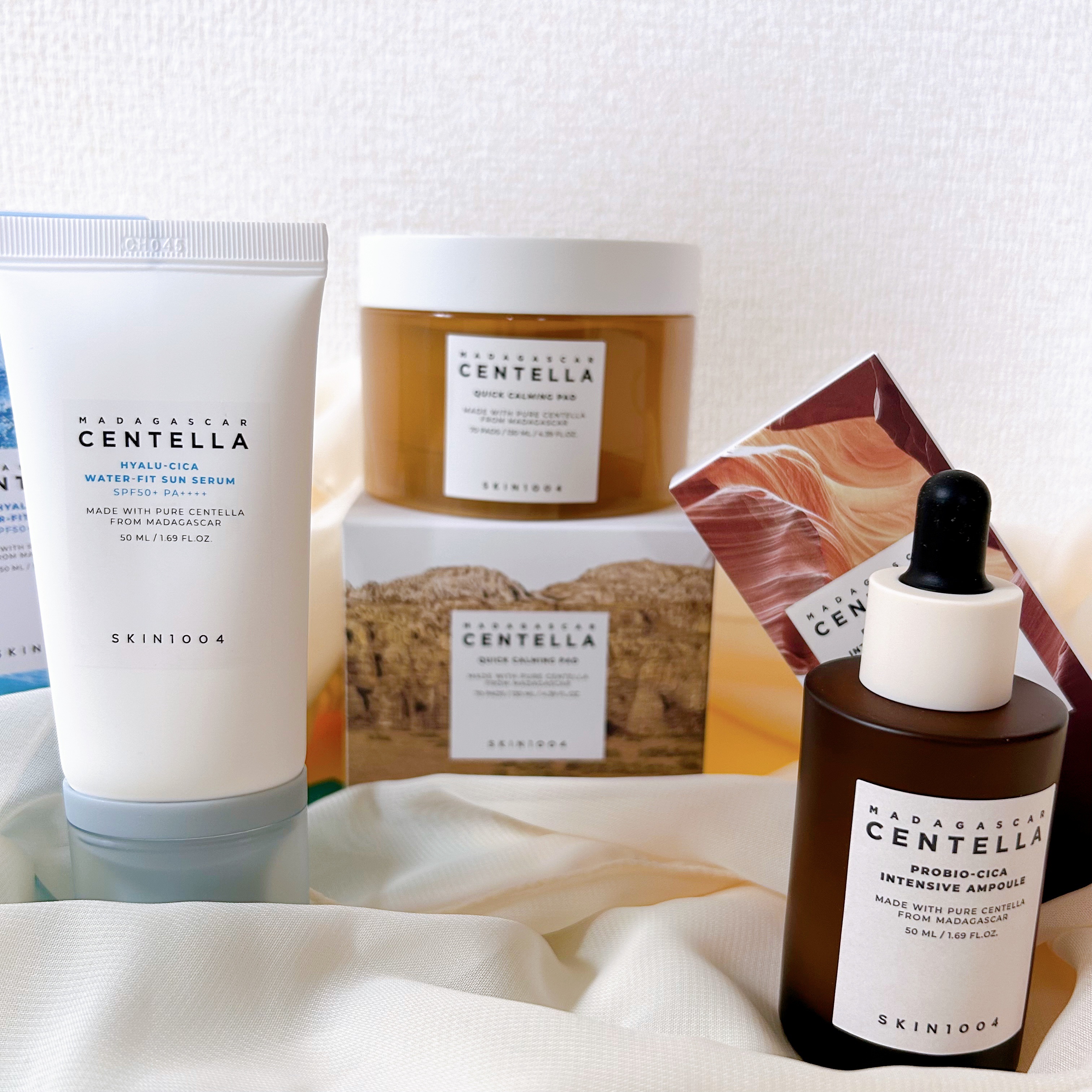 センテラ クイックカーミングパッド/SKIN1004/トナーパッドを使ったクチコミ（2枚目）