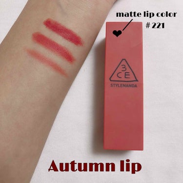 3CE MOOD RECIPE LIP COLOR/3CE/口紅を使ったクチコミ（1枚目）