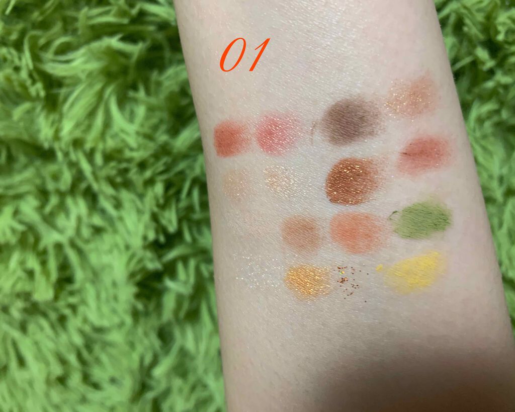 大英博物館 エジプトシリーズ アイシャドウパレット/ZEESEA/アイシャドウパレットを使ったクチコミ（3枚目）