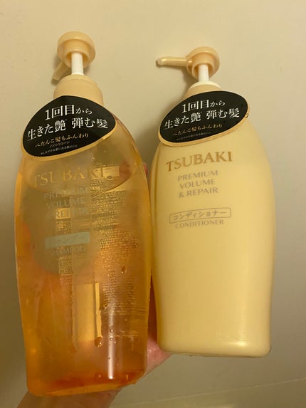 TSUBAKI プレミアム ボリューム&リペア シャンプー/コンディショナー/TSUBAKI/市販シャンプーを使ったクチコミ(1枚目)