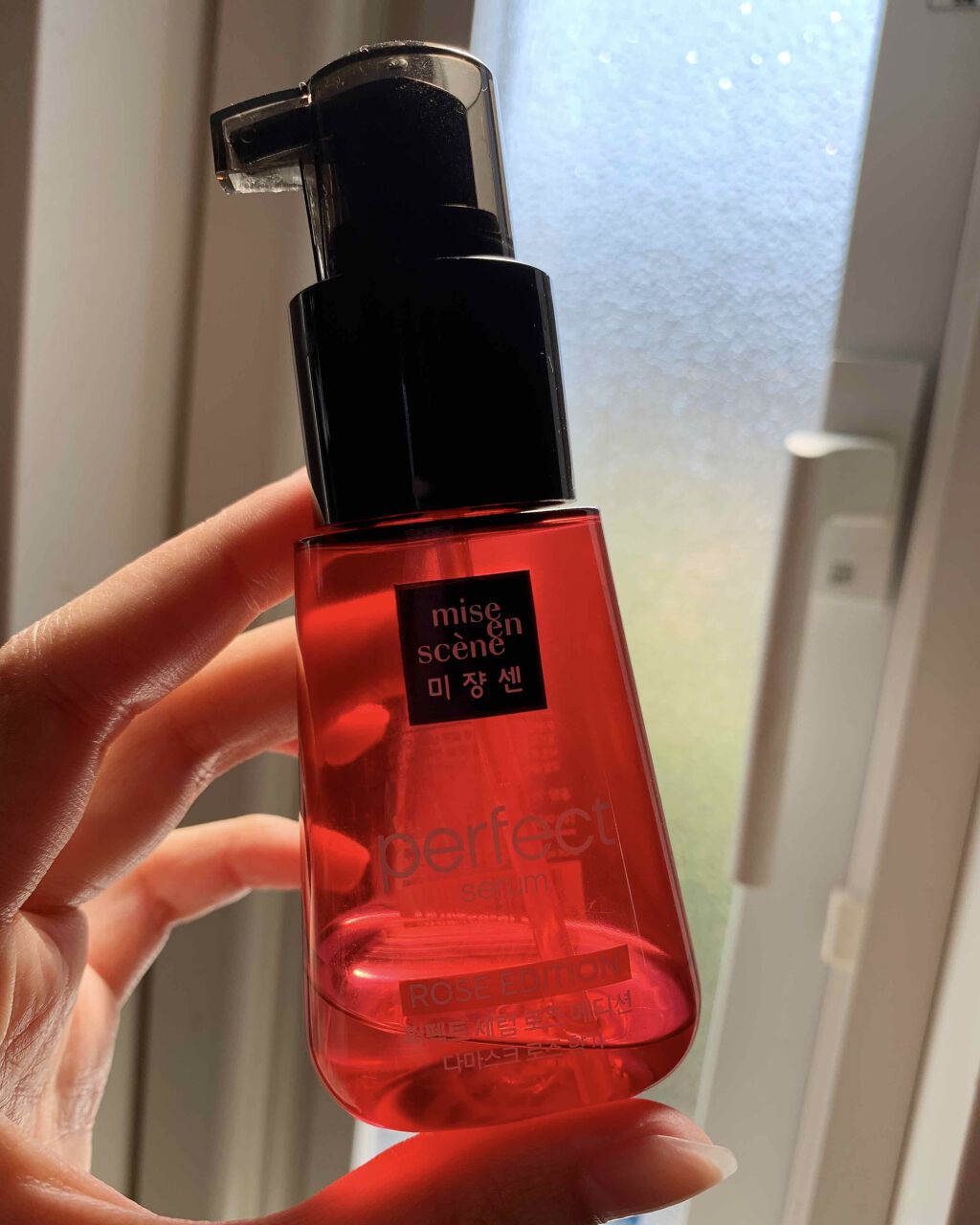 パーフェクト セラム ローズエディション/miseenscene/ヘアオイルを使ったクチコミ（1枚目）