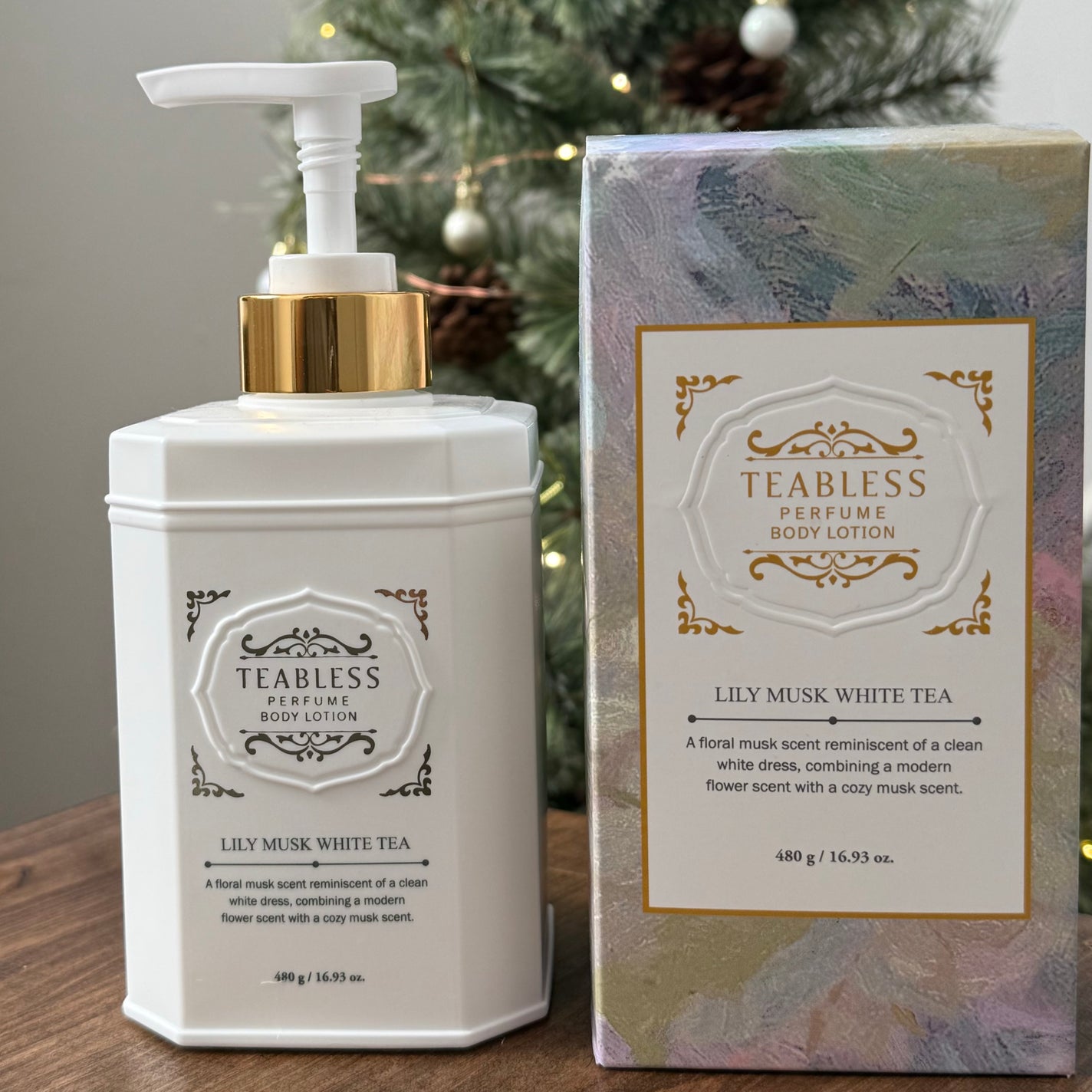 パフュームボディローション リリィムスクホワイトティー/TEABLESS/ボディローションを使ったクチコミ(2枚目)