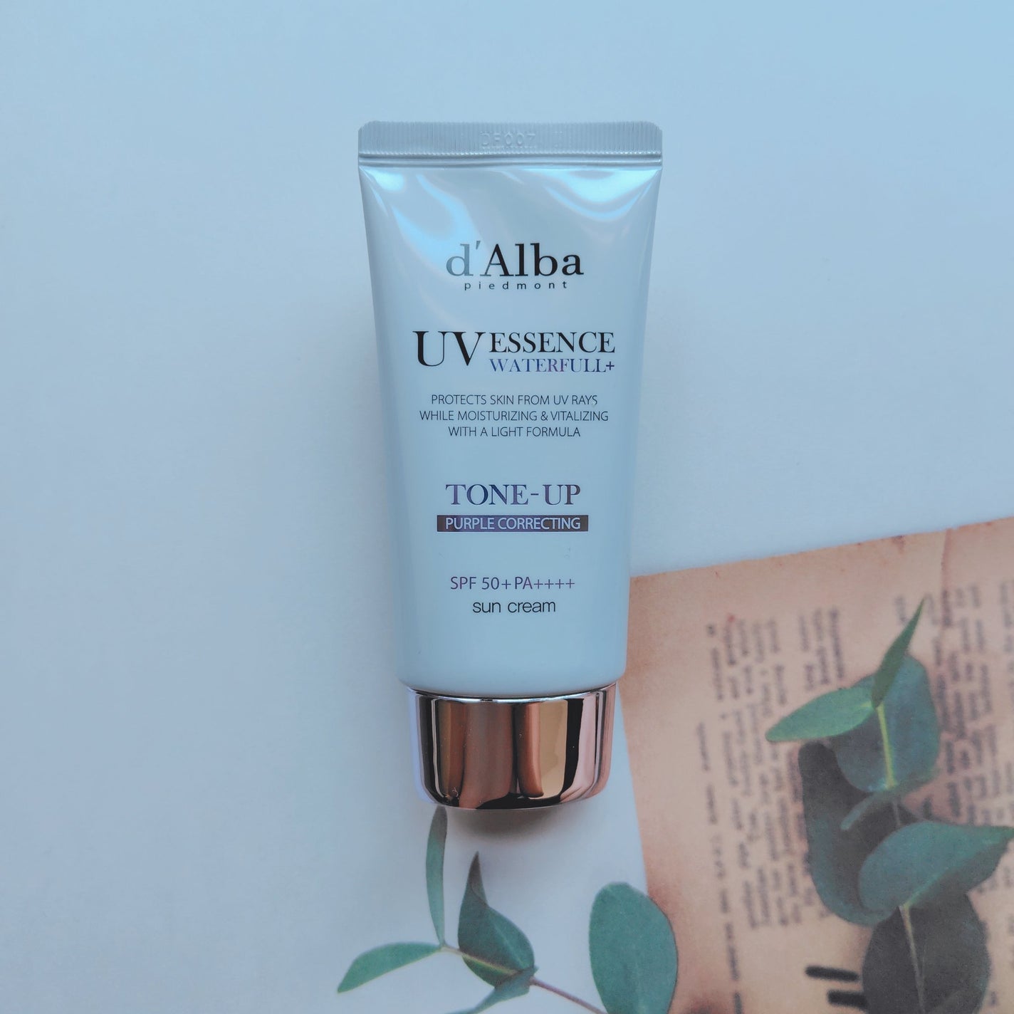 ダルバ ウォータフル トーンアップ サンクリーム(パープル)/ダルバ/日焼け止めクリームを使ったクチコミ(1枚目)