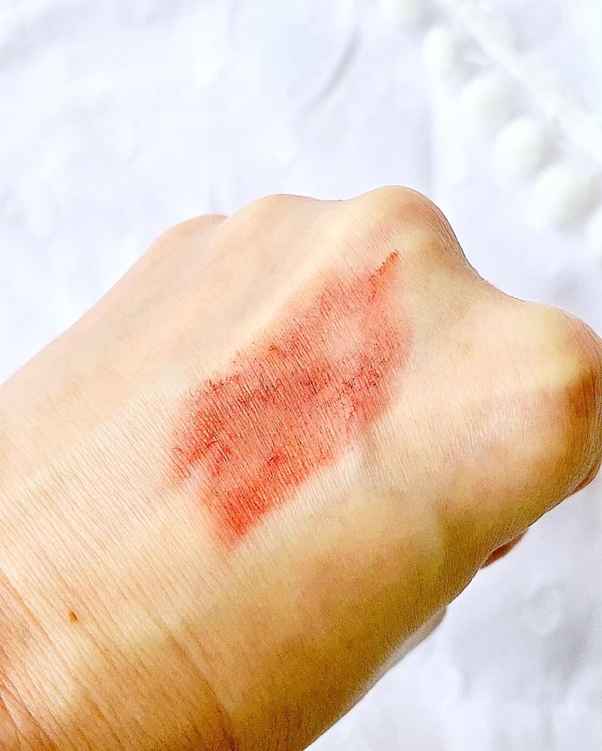 athe AUTHENTIC AIRY LIP BALM 04 チリー/athé/口紅を使ったクチコミ（3枚目）