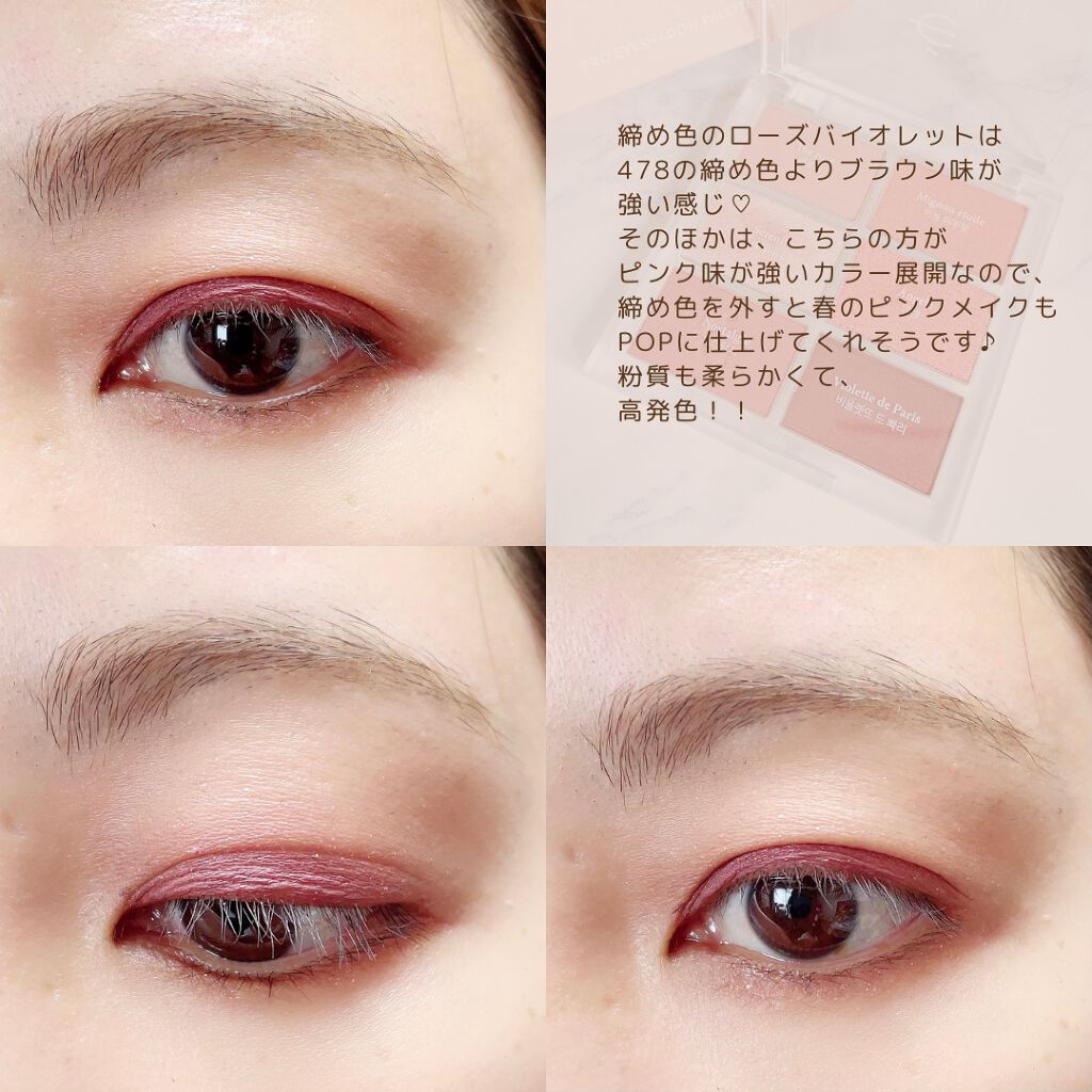 プロアイシャドウパレットセシル/CELEFIT/アイシャドウパレットを使ったクチコミ(4枚目)