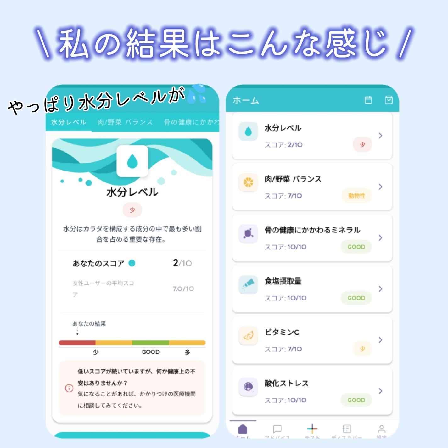 hana❁⃘*.゚フォロバ(コスメ投稿ある方◎) on LIPS 「#PR#大塚製薬栄養モニタリングサービス使ってみた!/自宅で簡..」(5枚目)