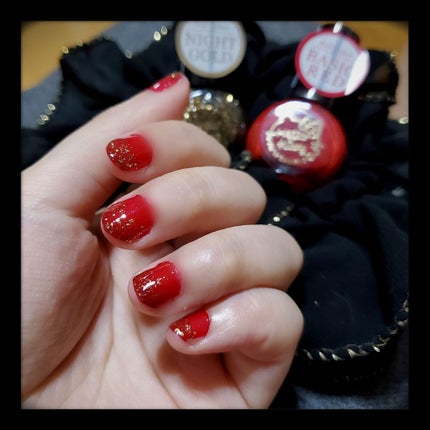 キキララ ネイル/DAISO/マニキュアを使ったクチコミ(2枚目)