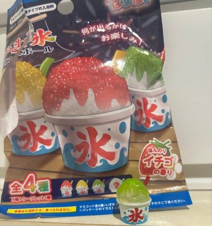 しゅわしゅわ バスボ かき氷バスボール/モリトク/炭酸系入浴剤を使ったクチコミ(6枚目)