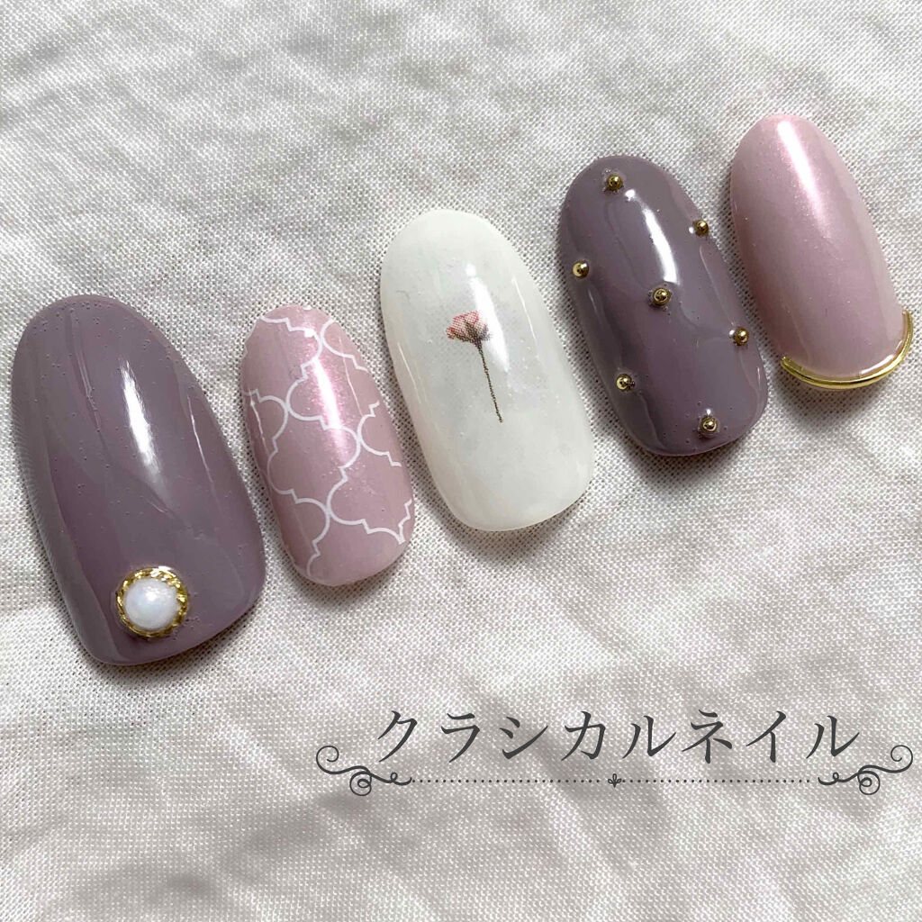 #セルフネイル,#プチプラネイル,#アンティークネイル,#ヴィンテージネイル,#バラネイルのネイルデザイン