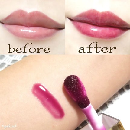 コンフォート リップオイル /CLARINS/リップグロスを使ったクチコミ(2枚目)