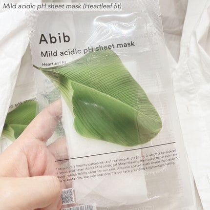 弱酸性pHシートマスク ドクダミフィット/Abib /シートマスク・パックを使ったクチコミ(4枚目)