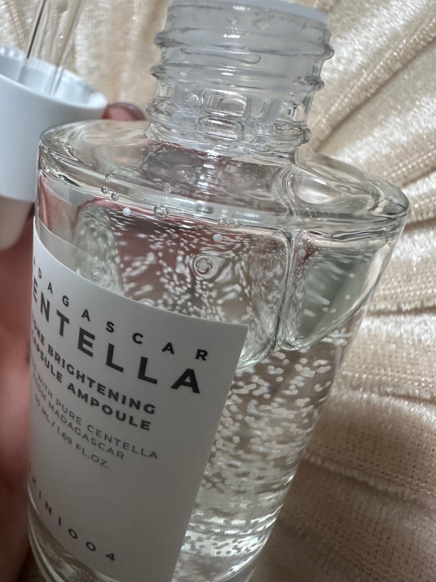 トーンブライトニング カプセルアンプル/SKIN1004/美容液を使ったクチコミ(3枚目)