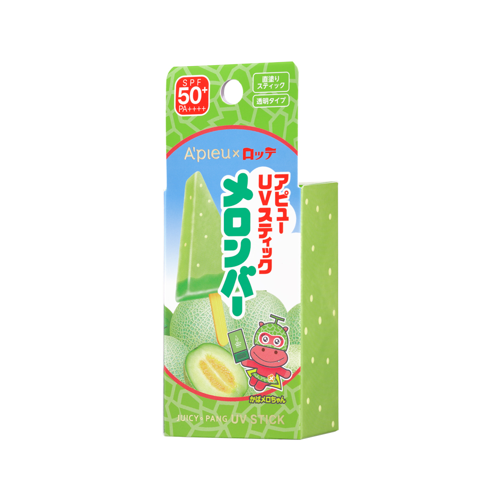 アピュー ジューシーパン UVスティック(スイカバー/メロンバー) メロンバー